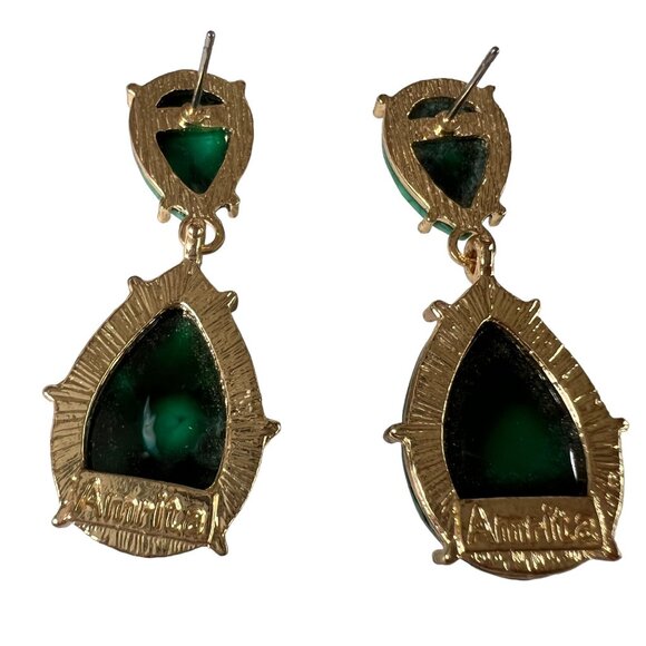 Amrita Singh Santa Ana Drop Earrings in Evergreen - Picture 4 of 8